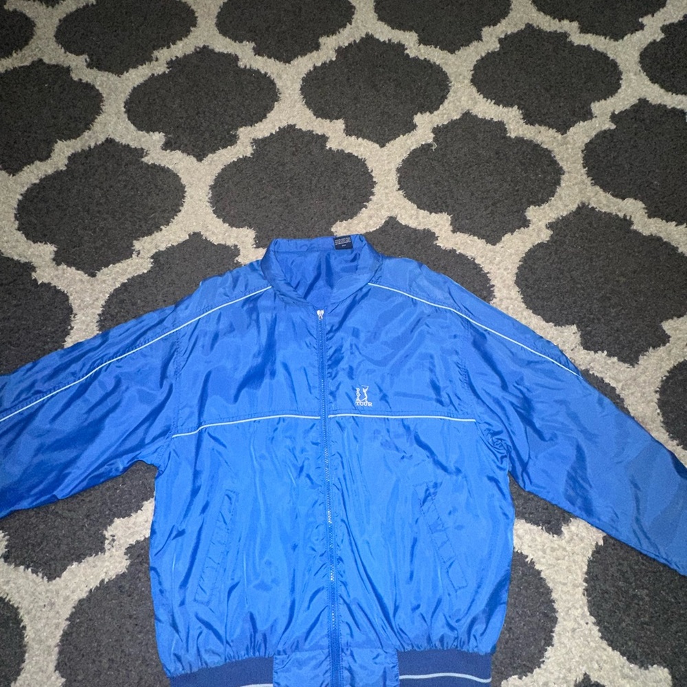 Blue Windbreaker Jacket